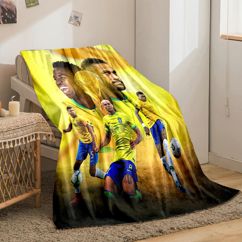 Football Sports Designed Flannel blanket for bedroom, living room, sofa, and nap