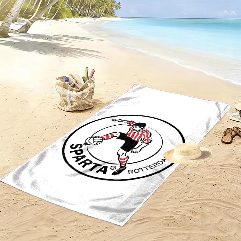 Sparta Rotterdam Print Beach Towel Large Soft Quick Dry Towel For Beach Camping Swimming