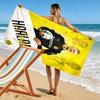 Erling Braut Haaland Print Beach Towel, Large Soft Quick Dry Towel for Beach Camping Swimming
