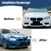 For BMW 5 Series F10 M5 2012 2013 2014 2015 2016 Automobile Front Bumper Splash Lip Splitter Lip Splitter Body Modification Kit