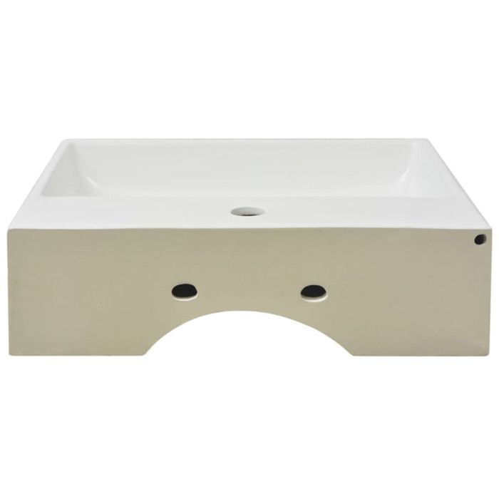 VidaXL Vasque avec Trou de Robinet Céramique 51,5x38,5x15 cm Lavabo Toilette 142346