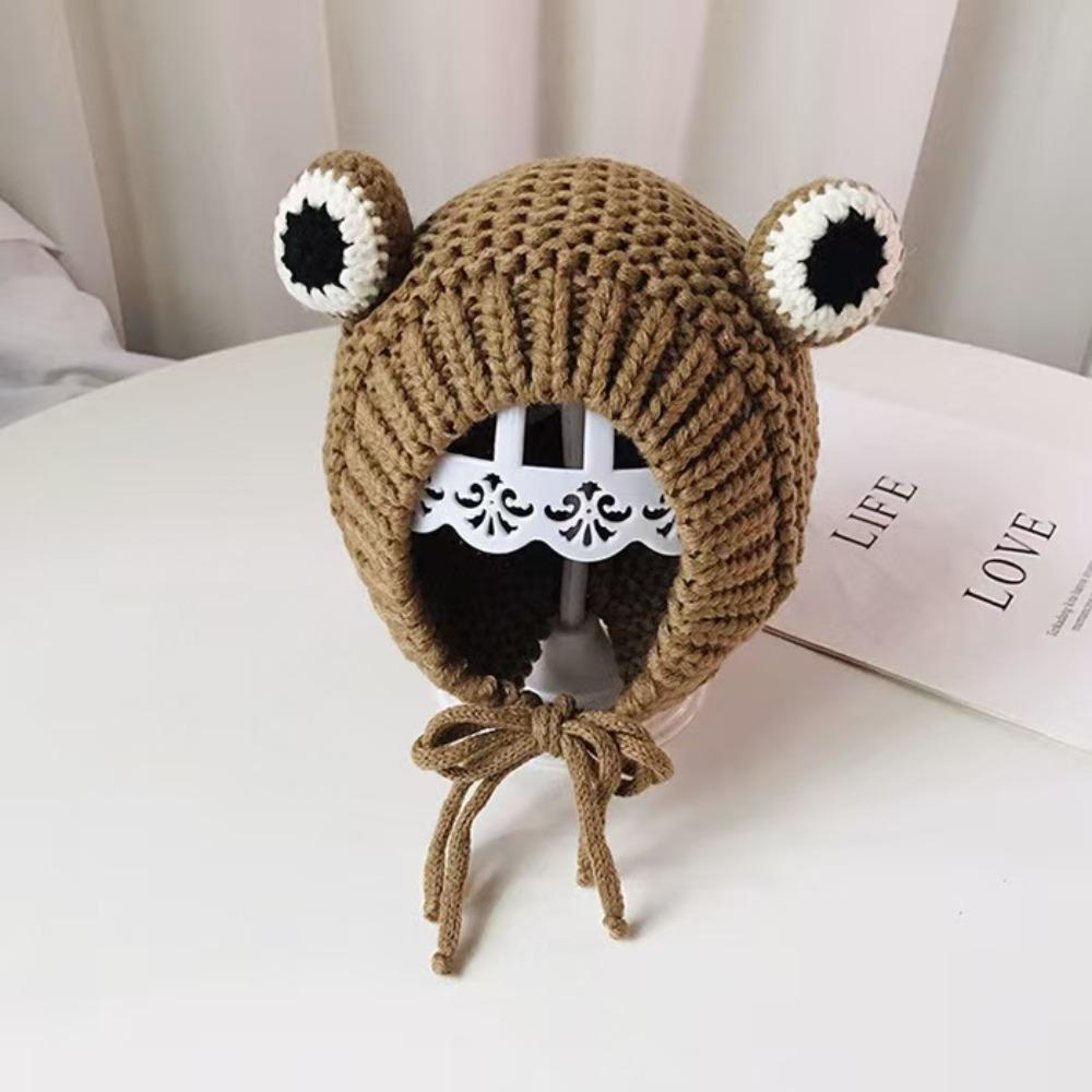 Frog Eyes Children Hats 1-3 Years Christmas Hat Fashion Beanie Cap  Boy/Girl