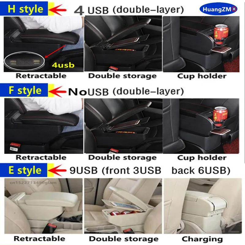 For Countryman R53 R56 R57 R58 R60 Car Armrest Box For MINI Cooper Armrest Box Retrofit Parts Car Accessories