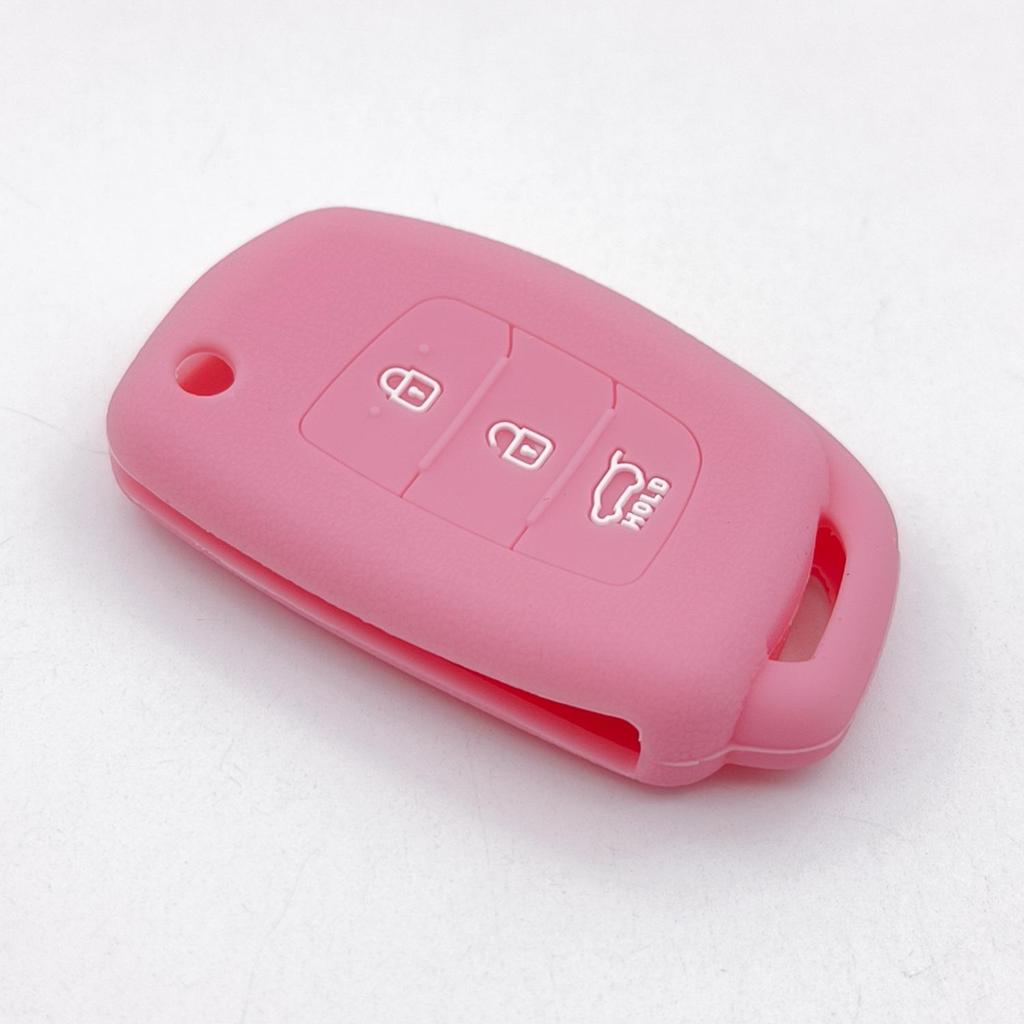 Modern Santa Fe ix35 Foldable Remote Key Silicone Protective Case