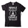 Inhale Exhale Shirt Yoga Shirt Peace Tee Funny Saying Tee Shirt For Her Women
