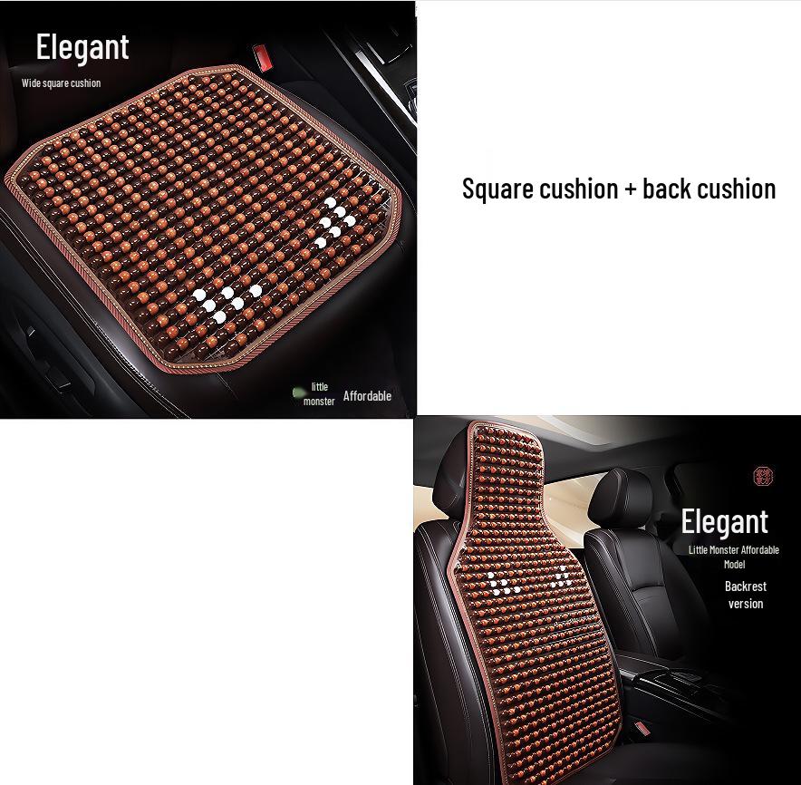 Bambu Is-Silke Bilsitskudde - Sval, Ventilerad & Andningsbar Sommarkudde