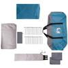 Family Tent with Roof Blue and Grey 721 x 335 x 212 cm