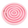 Balancing Maze Toy Bright Colors Semicircle Light Weight Maze Ball Toy Brain Games for Kids Early Education Pink