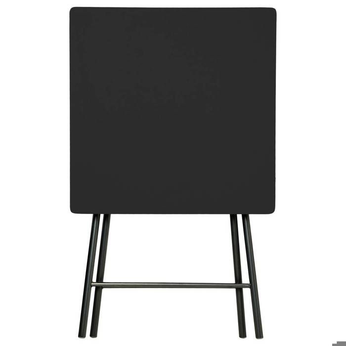 5five - table pliante 2 places noir