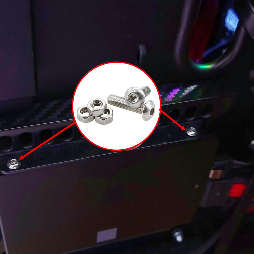 Allen Screw Nut Bolt Kit M2 M3 M4 M5 M6 304 Stainless Steel Bolts Nuts Set Hexagon Button Round Head Machine Screws Nuts Kit