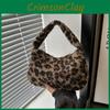 Fashionable Street Style Crescent Bag With Spacious Design And Soft Fabric For Women