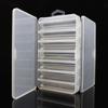 21 X 11.5 X 3.6cm Double Side 14 Compartments Fishing Lure Box