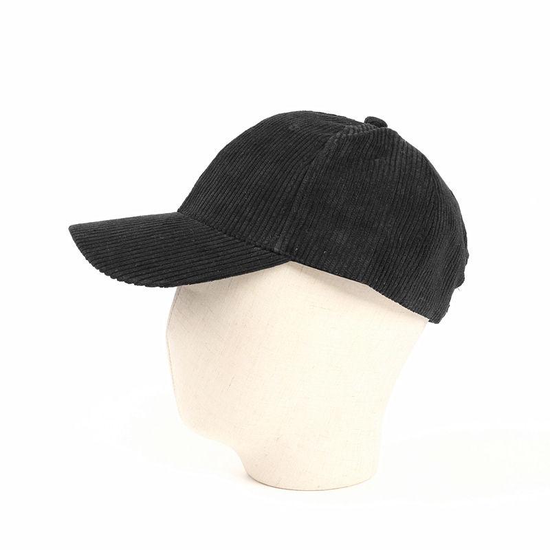 Baseball Cap Corduroy Hat Adjustable Curved Visor Vintage Solid Plain Men Women Casual Caps GZW