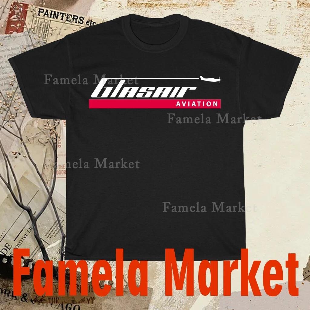 

Glasair Aviation Logo TEE T-Shirt Funny American Size S to 5XL T-Shirt S