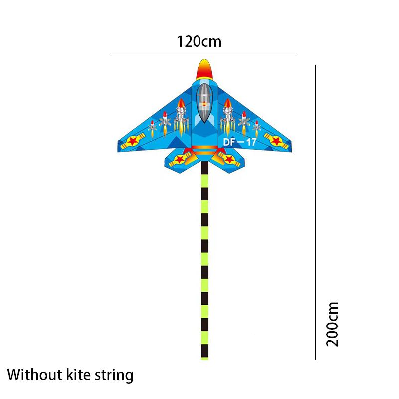 

Childrens Cartoon Kite Missile Plane Modeling Outdoor Breeze Easy To Fly Toys Style B