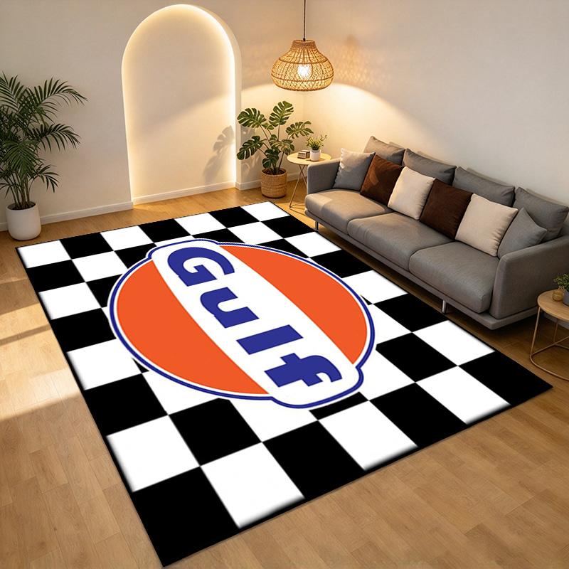 Golf Wohnzimmer Rutschfester Teppich Weicher Teppich für Schlafzimmer Spielzimmer Sofa Büro Heimdekoration Fußmatte Weihnachtsgeschenk C9302027