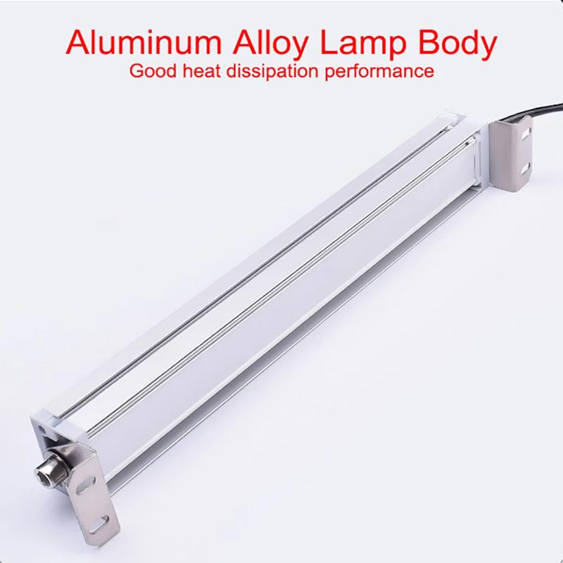 100-230V Led Machine Tool Work Light Waterproof Oil-proof Explosion-proof Lamp CNC Lathe Lighting Lamp Aluminum Alloy Led Lamps