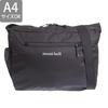 Montbell Men's and Women's Nylon Pocketable Light Shoulder Bag, A4 Size, Size M (1123970) (Black)