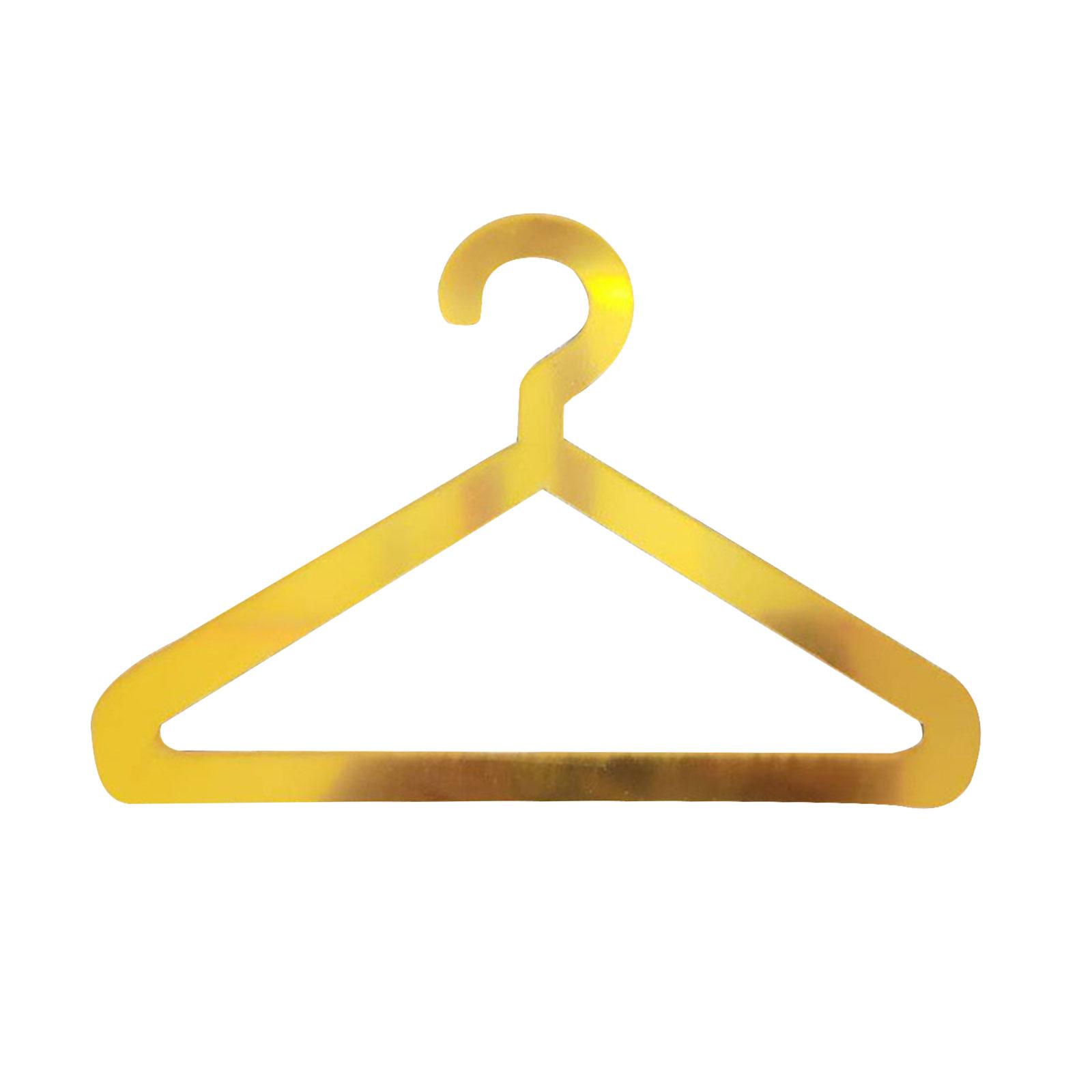

3D Clothes Hangers Mirror Wall Stickers Removable Acrylic Wall Decals Murals Wall Decoration for Home Laundry Room Decor