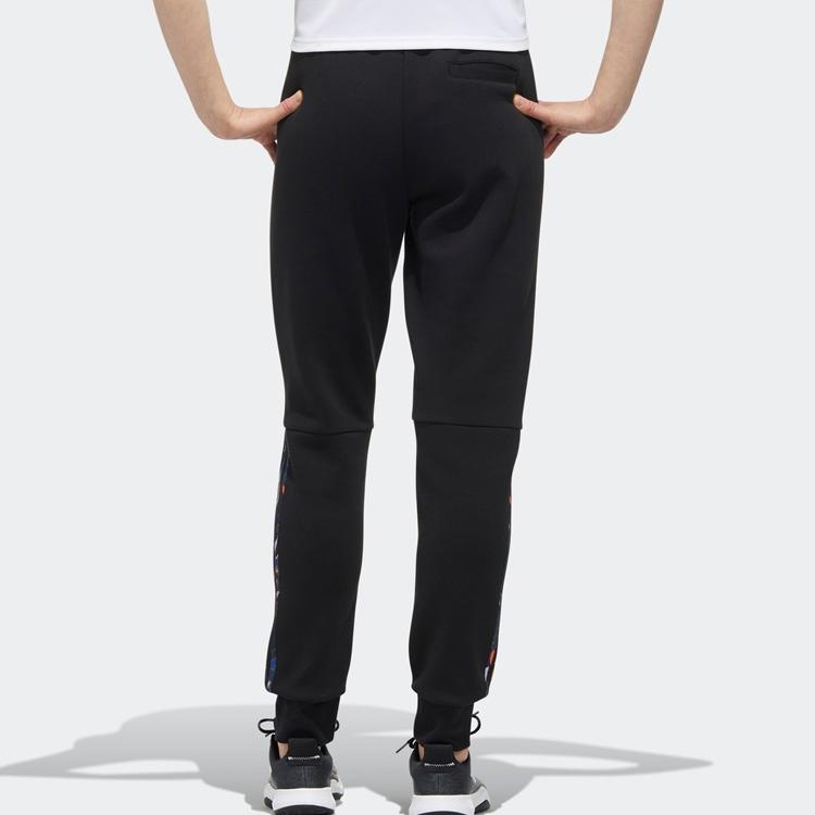 (WMNS) Adidas Mic Dk Printing Sports Pants Black Women's GG0762