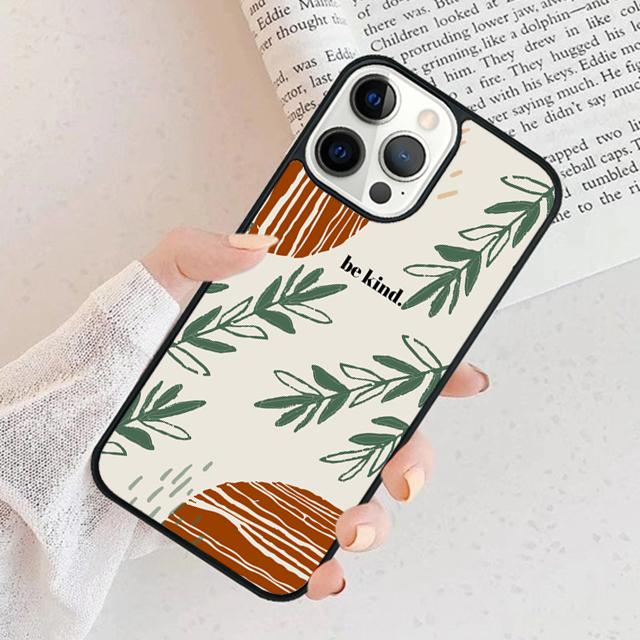 Be Kind Phone Case For iPhone 17 Air 15 16 Cover  11 13 14 Pro Max 12 Plus Max Fundas