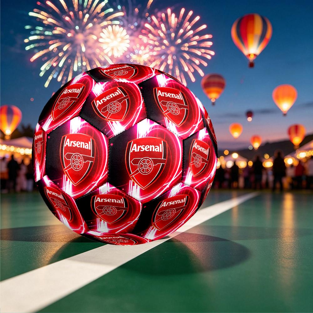 1pc Football Club Size 5 Soccer Ball, Standard Sport Football Firm Stitching for Training And Match, Gentle On the Feet, Durable and Unique