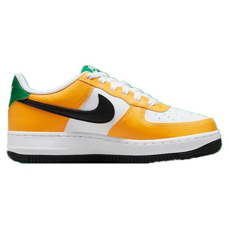 Nike Air Force 1 Low GS Oakland Athletics Kids Sneakers Gold University-Gold Malachite FN8008-700