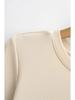 Women's Spicy Girl Round Neck Long Sleeve Yoga Tee - Slim Fit, Solid Color, Elastic Base Layer
