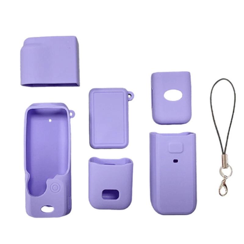 DJI OSMO Pocket 3 Silicone Case and Lens Cover: Dustproof & Drop-Proof Protection Accessory