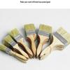 Medium Thickness Wood Handle Paint & BBQ Brush, 1-8 Inch Bristles Variety Pack