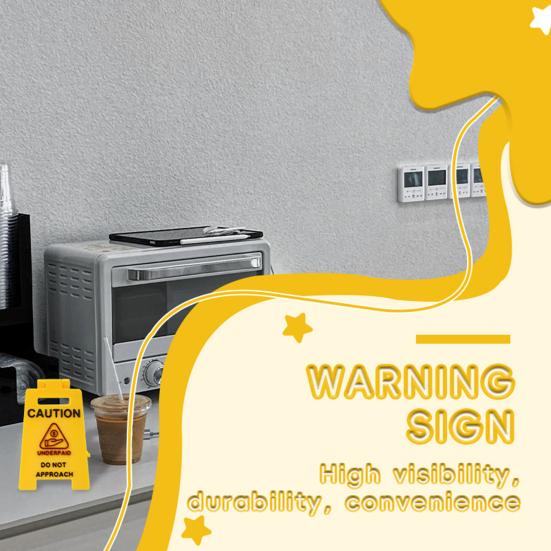 Mini Desk Caution Sign Overworked Underpaid Procrastination Caution Sign Home