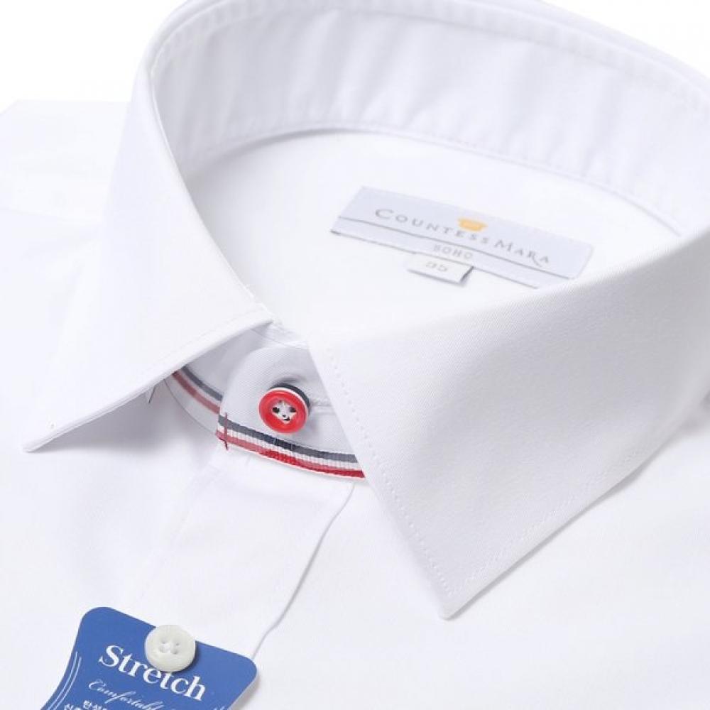 Countess Mara Wrinkle Free Stretchy Span Stretch Three Color Button Shirt Cdhw2b1461a0