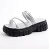 Roman Style Summer Fashion Platform Sandals Buckle Round Head Height Foreign Trade Large Size Women's Shoes New Sandals Women