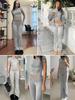 Women's Casual Workout Two-piece Set - Round Neck T-shirt & Low-waisted Flared Pants
