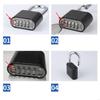   Zinc Alloy Combination Padlocks Dials Resettable for Indoor Outdoor Use