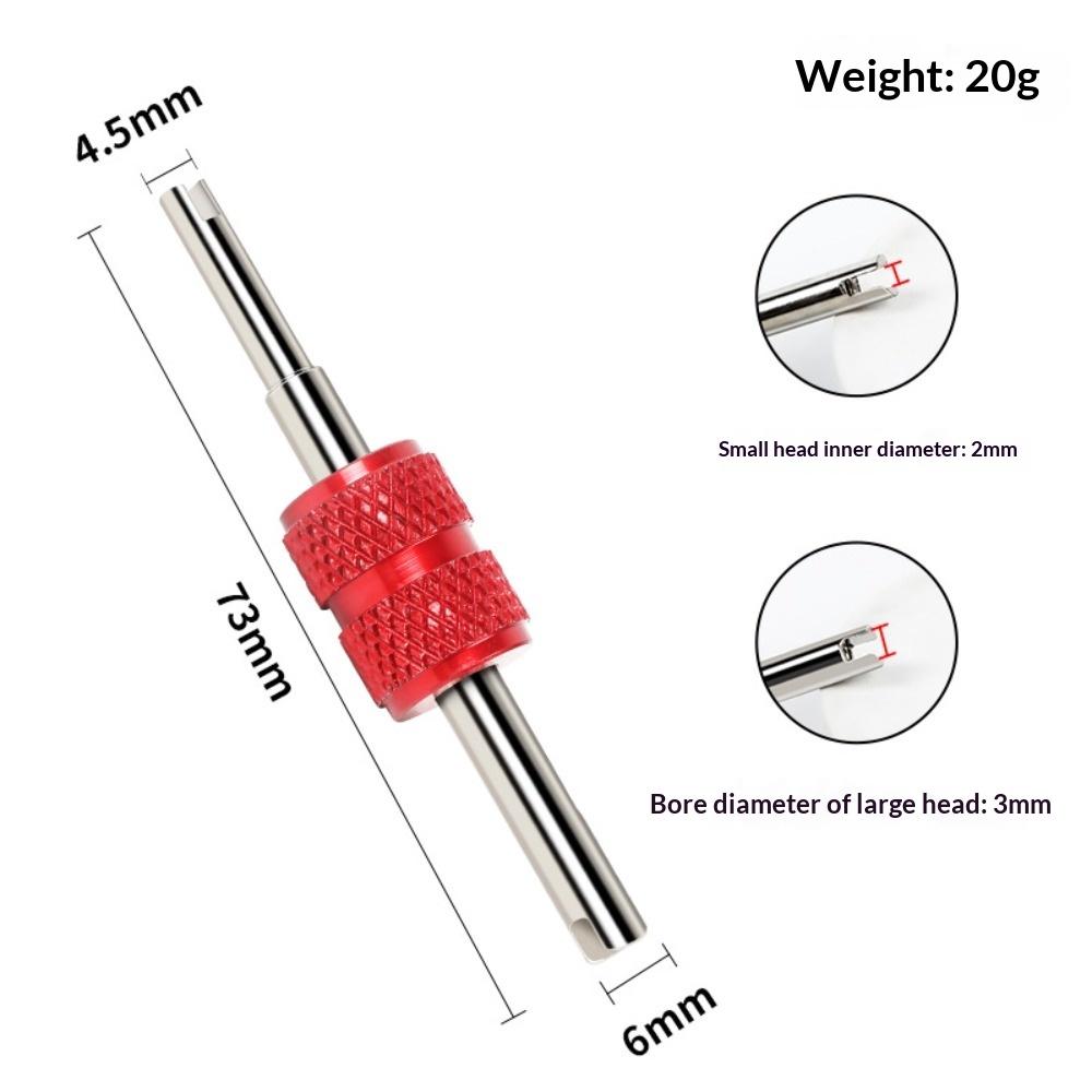 Valve Core Removal Tool Car Tire Bicycle Tire Valve Stem Air Release Needle Valve Core Wrench Universal Auto Bike Tire Repair
