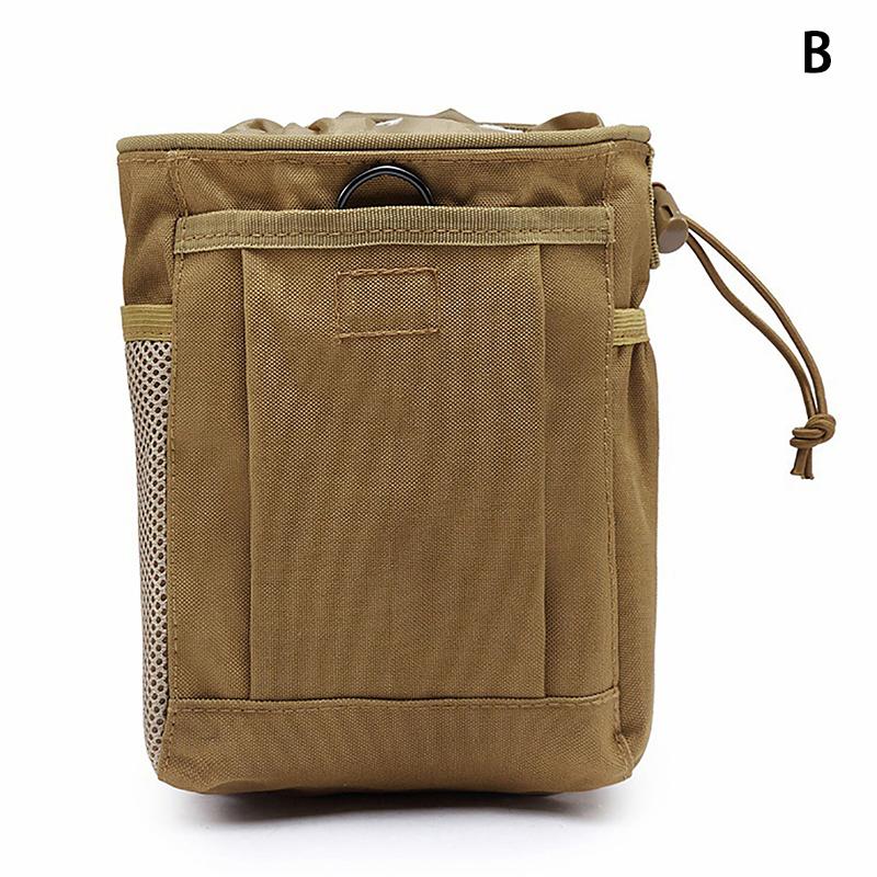 

Tactical Drawstring Magazine Dump Pouch Adjustable Military Utility Belt Hip Waist Holster Bag Outdoor Ammo Pouch