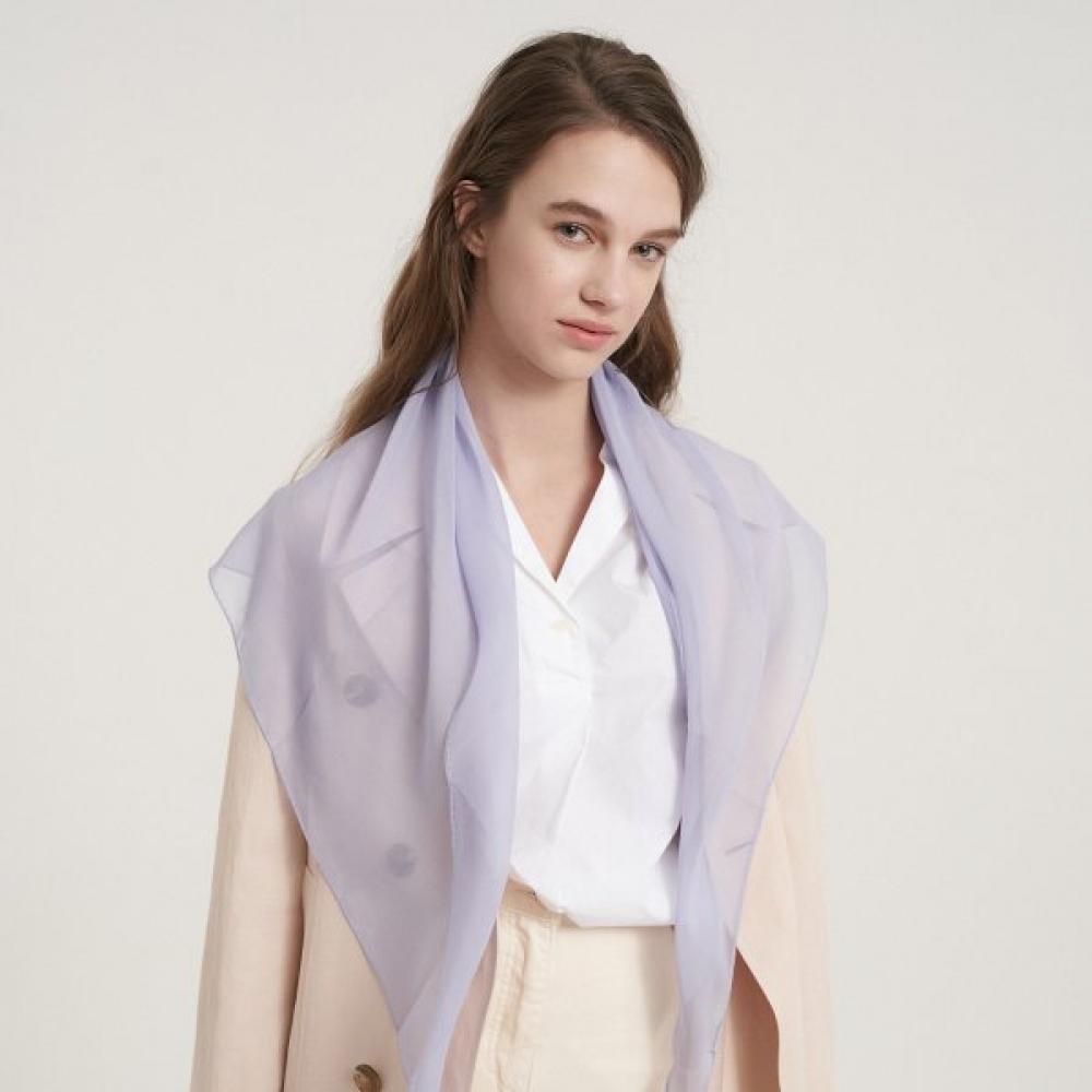 Bb De Chiffon Silk Scarf 7color Solid