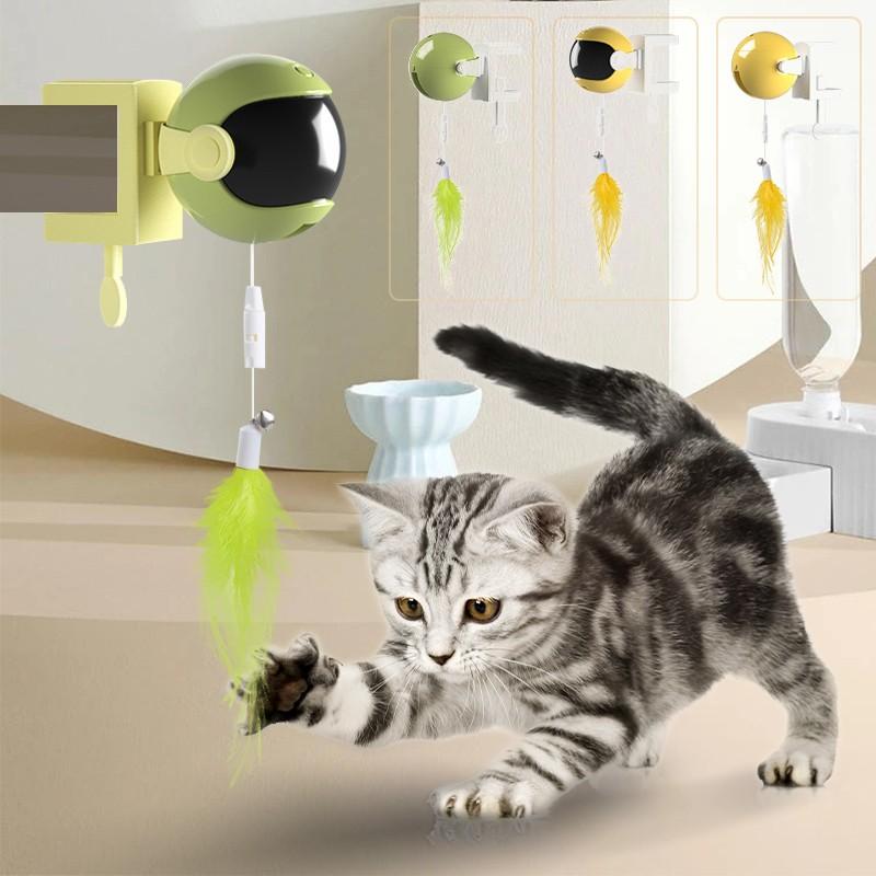 

Умный мяч для кошек, игрушки-тизеры, электрический автоматический подъемный плюшевый мяч, интерактивная игрушка для кошек, головоломка, аксессуары для домашних животных