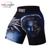 Men's Digital Print Fight Training Shorts for Gym, Jiu-Jitsu, and Sanda