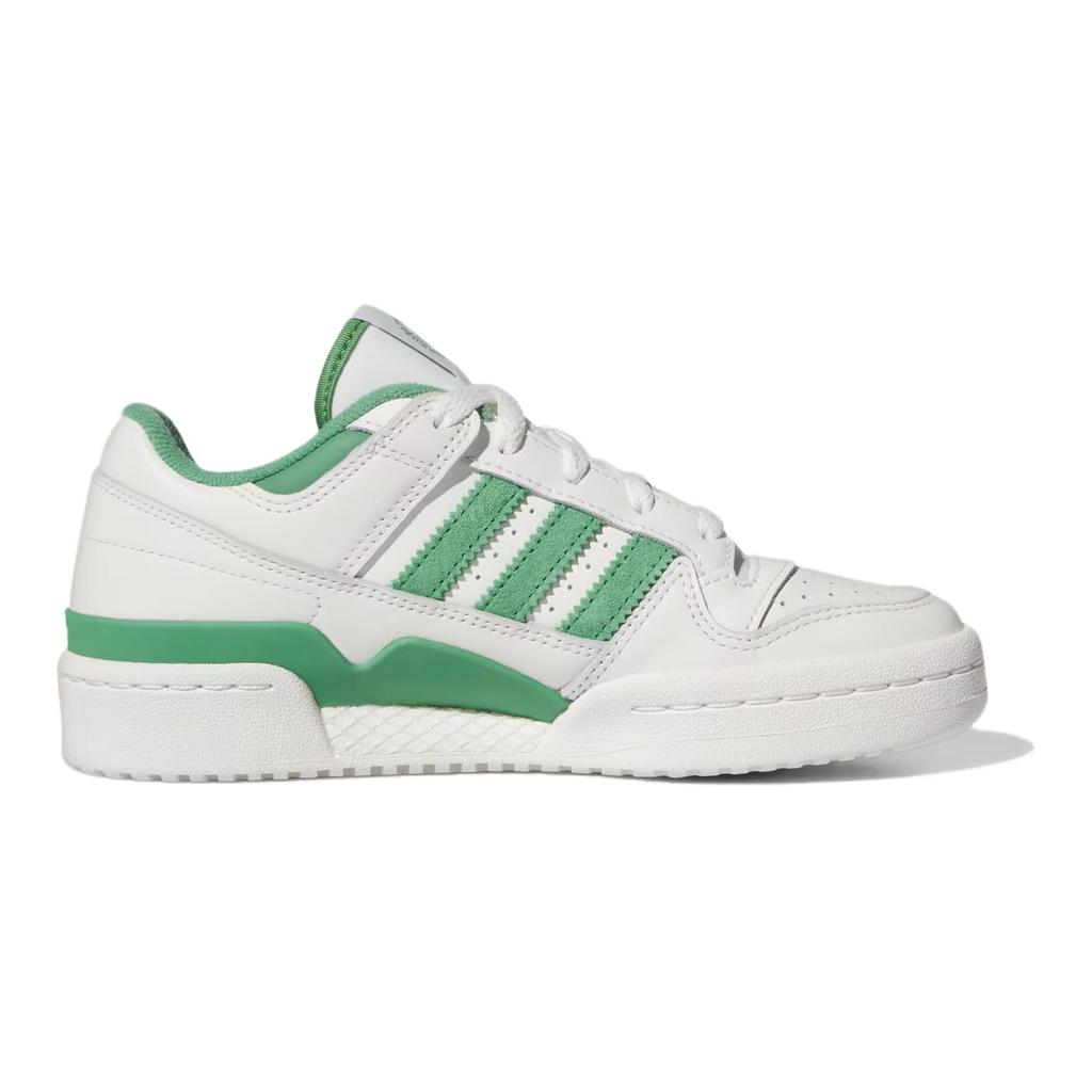 Adidas Forum Low CL J White Preloved Green Kids Sneakers Cloud-White ID8722