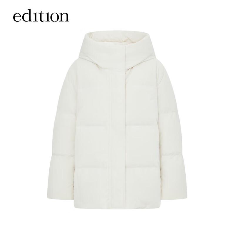 Edition Women's Hooded Short Goose Down Puffer Jacket