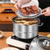 Adneny 2-Layer Stainless Steel Steamer Pot