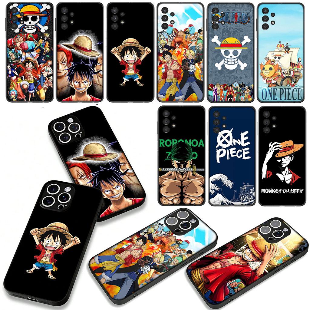 Logo One Zoro Luffy Piece Anime Case for Motorola Moto G54 G05 G24 G45 G55 G75 G85 G15 G57 G86 Power Edge 50 30 Fusion neo Pro