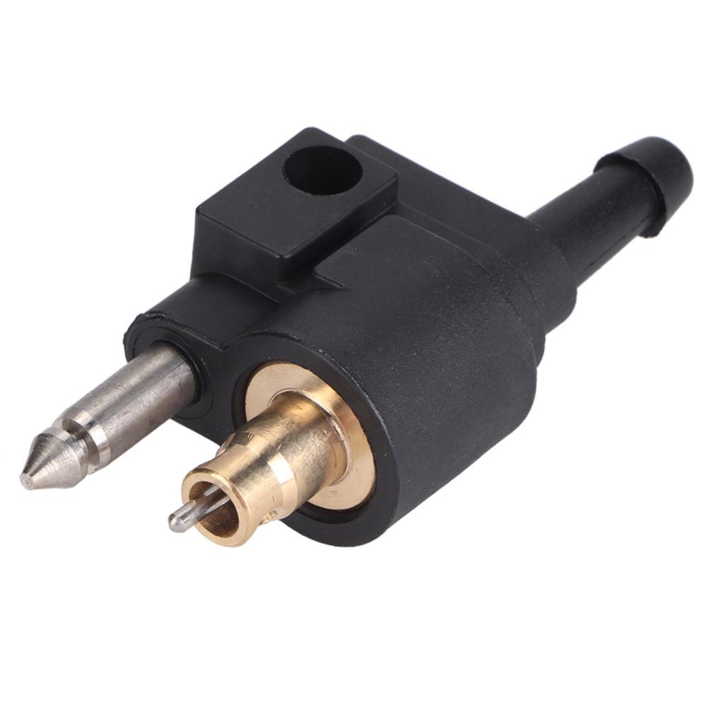 Connettore Serbatoio Carburante in Plastica Connettore Maschio Nero Giunto Tubo Motore Fuoribordo Motore Fuoribordo