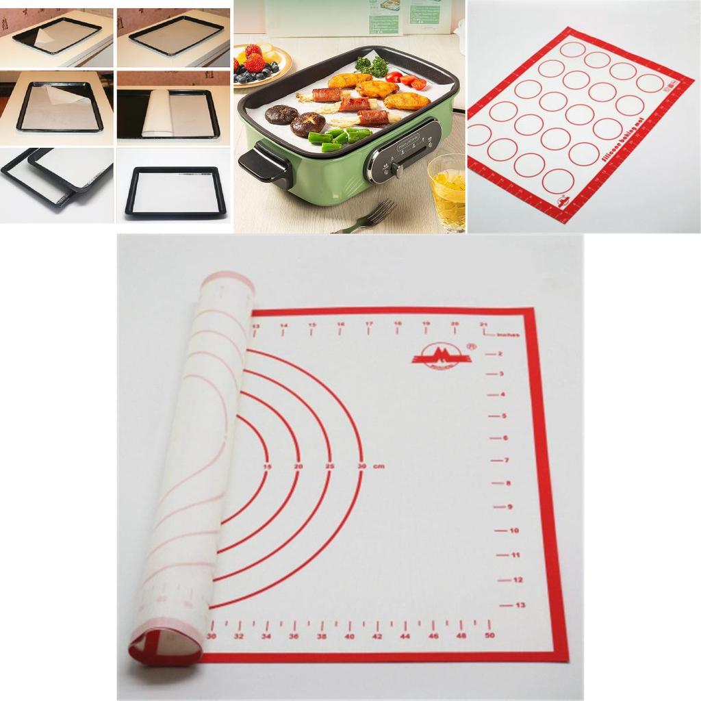 Reusable Silicone Baking Mat Nonstick Pastry Board For Baking And Cooking