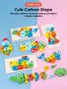 3D Holz Puzzles Pädagogisches Cartoon Tiere Frühen Lernen Kognition Intelligenz Puzzle Spiel Für Kinder Spielzeug