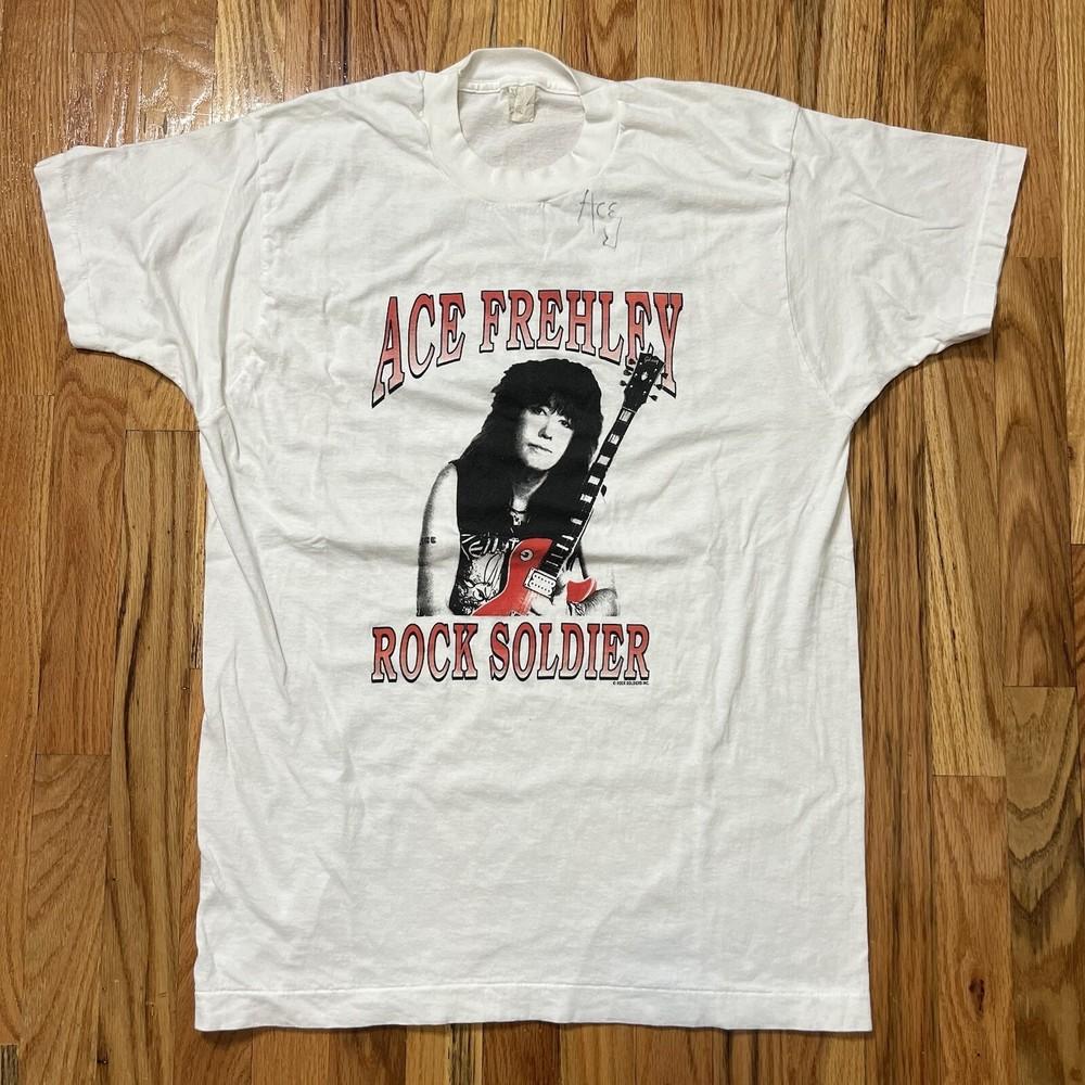 New Rock Soldier Ace Frehley Shirt Gift Family White S5XL BB392 Unisex T-Shirt