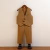 Kids' Korean-Style Vest Suit for Weddings & First Birthdays - Boys & Girls Spring/Autumn Outfit