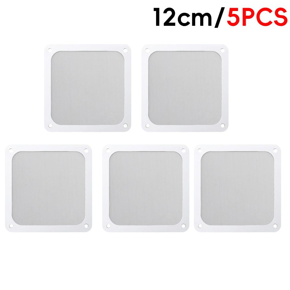 8/9/12/14cm 8-14cm Chassis Dust Filter PC Dustproof Mesh Cover Net Magnetic Frame Dust Mesh with Hole PC Cooling Fans Cover